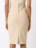 high waisted pencil skirt