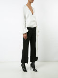 v-neck wrap blouse 
