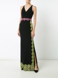 floral lace trim gown