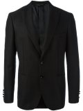 buttoned blazer jacket