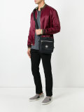 logo stud messenger bag 