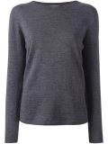 floral pleated back pullover