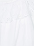 eyelet off the shoulder top