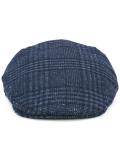 checked beret