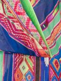 mixed print dress