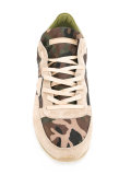 camouflage lace-up sneakers