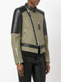 off-centre zip jacket