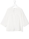 keyhole neck blouse