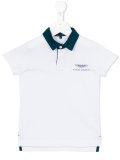 contrast collar polo shirt 