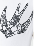 jacquard swallow T-shirt