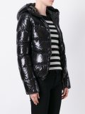 zipped hooded jacket