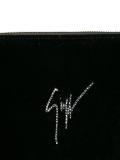 velvet 'Lee' clutch
