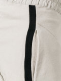 drop-crotch panel shorts 