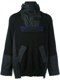 deconstructed hooded jacket