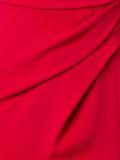 one shoulder draped dress