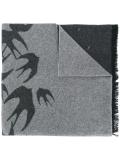 swallow print scarf