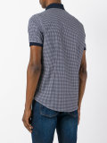 geometric print shirt
