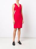 cross back cutout dress