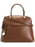 tote bag with zip pockets and shoulder strap