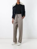 high-waisted trousers