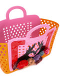 floral motif tote bag 
