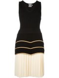 drop waist pleated dress