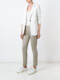 fitted chino trousers
