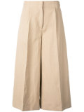 flared cropped trousers