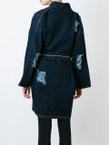 仿旧系腰带牛仔外套