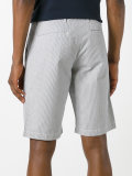 striped track shorts