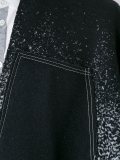 patch detail cape coat