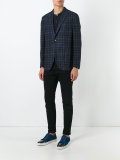 checked blazer 
