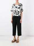 floral print T-shirt 
