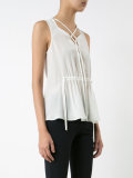 lace neck top