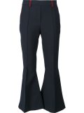 cropped flared trousers