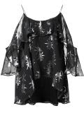 metallic pattern top