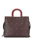 'Rivets Rouge' tote