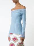 Tatum off the shoulder top