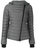 asymmetric zipper puffer jacket