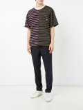 chest pocket striped T-shirt