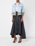 draped swing skirt