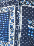 Patchwork print shirt