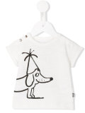 dog print T-shirt 
