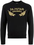 24-7STAR embroidered sweatshirt
