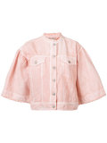 bell sleeve denim jacket