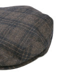 checked flat cap 