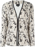 embroidery detail blazer 