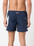 chevron stripe swim shorts