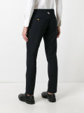 slim-fit tailored trousers