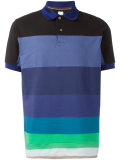 horizontal stripe polo shirt